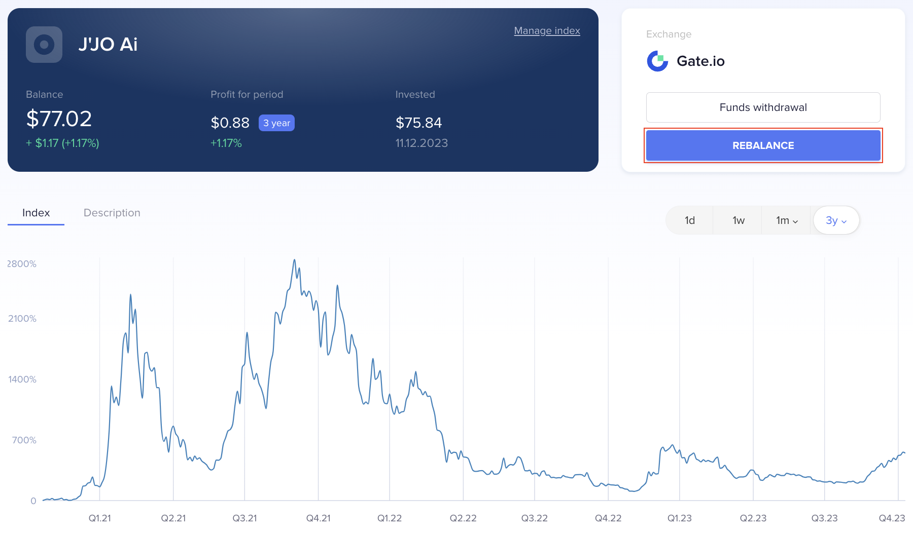 Why portfolios or indexes can get blocked and how to restore them? JJO